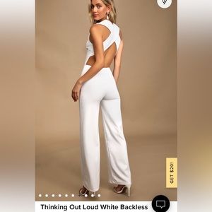 Lulu’s White Jumpsuit